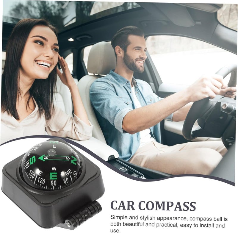 SOLUSTRE Car Compass Ball Automotive Compass for Dashboard Boat Auto Off-Road Vehicles Versatile for Travel Exploration - Image 5